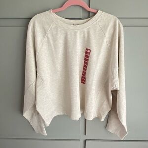 NWT Express Women’s Size XL Cream Colored Long Sleeved Shirt